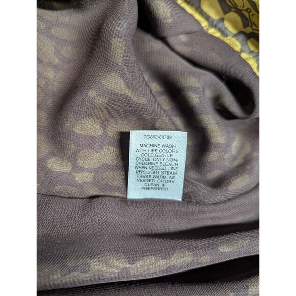 Vintage Pendleton Silk Skirt Tank Top SET Gold/Brown Woman's Size XS/4 - Picture 13 of 13